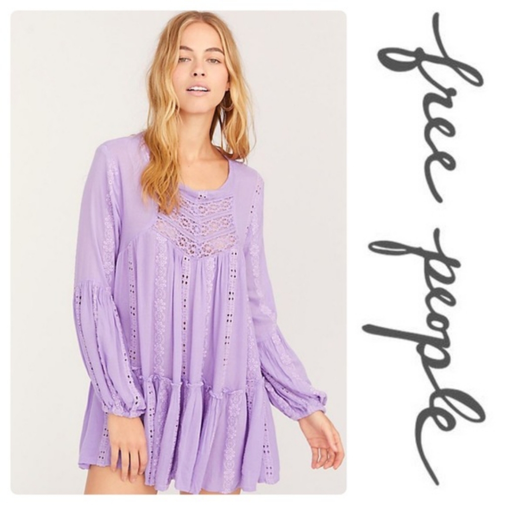 Free People Amethyst Kiss Kiss Tunic